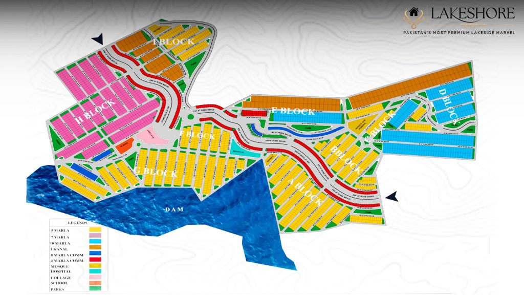 Lakeshore City Khanpur Master Plan